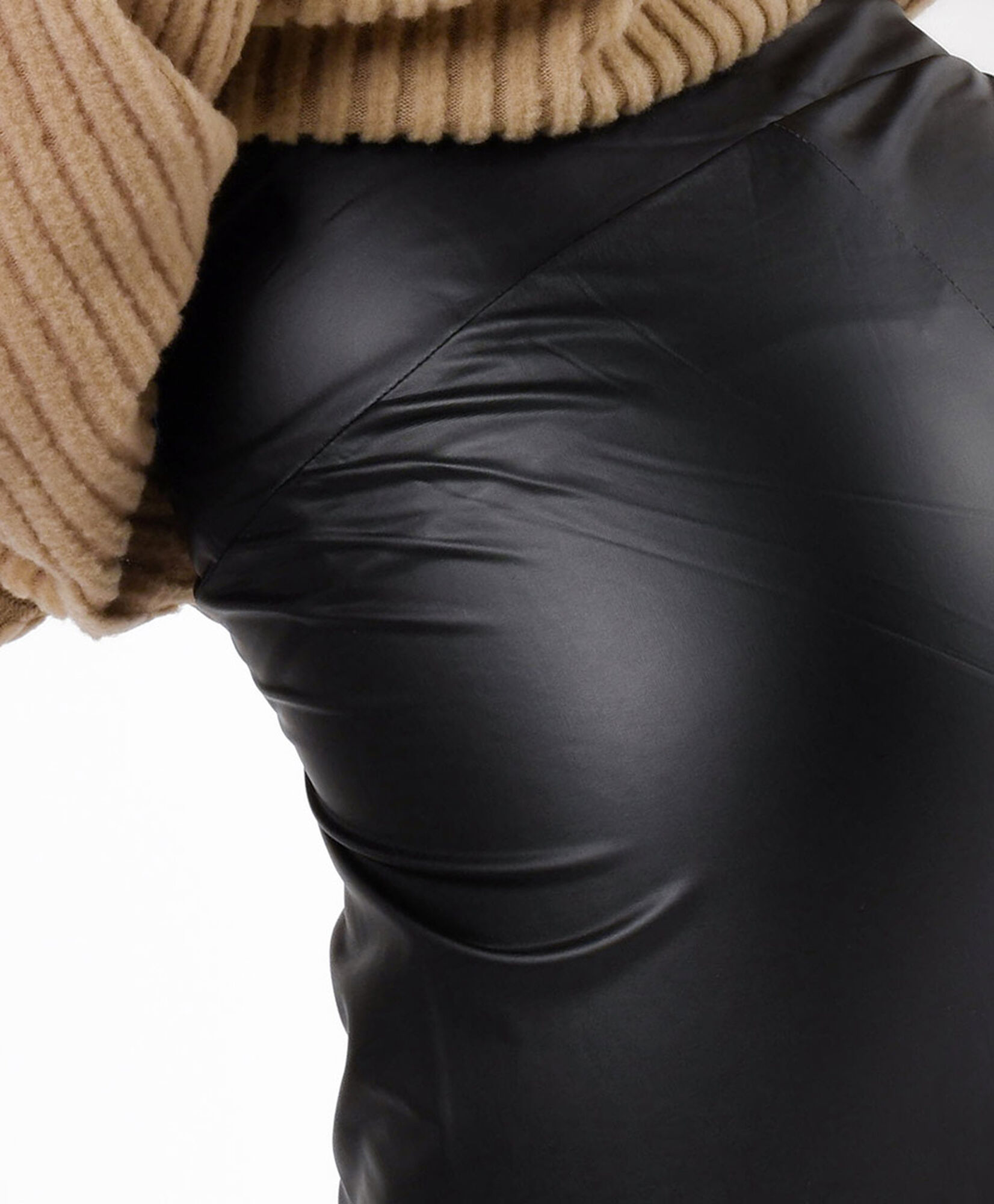 Leggins mujer estilo cuerina negro Leggins mujer estilo cuerina negro