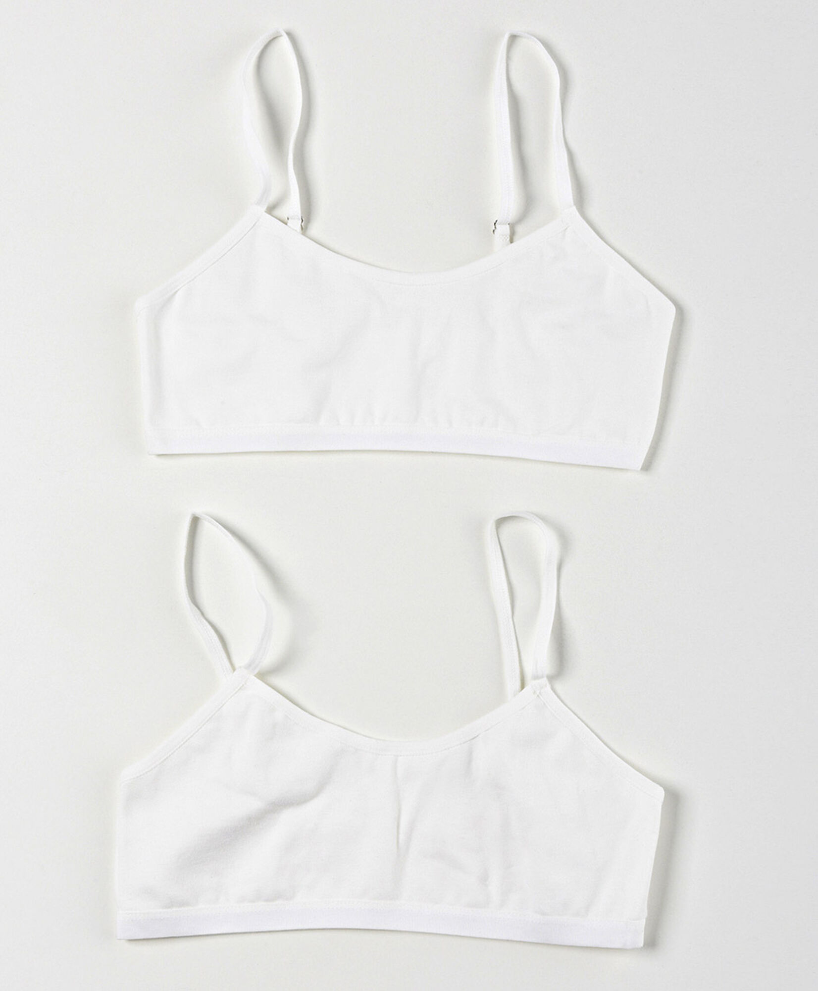 Pack 2 petos escolares blancos ajustables Pack 2 petos escolares blancos ajustables