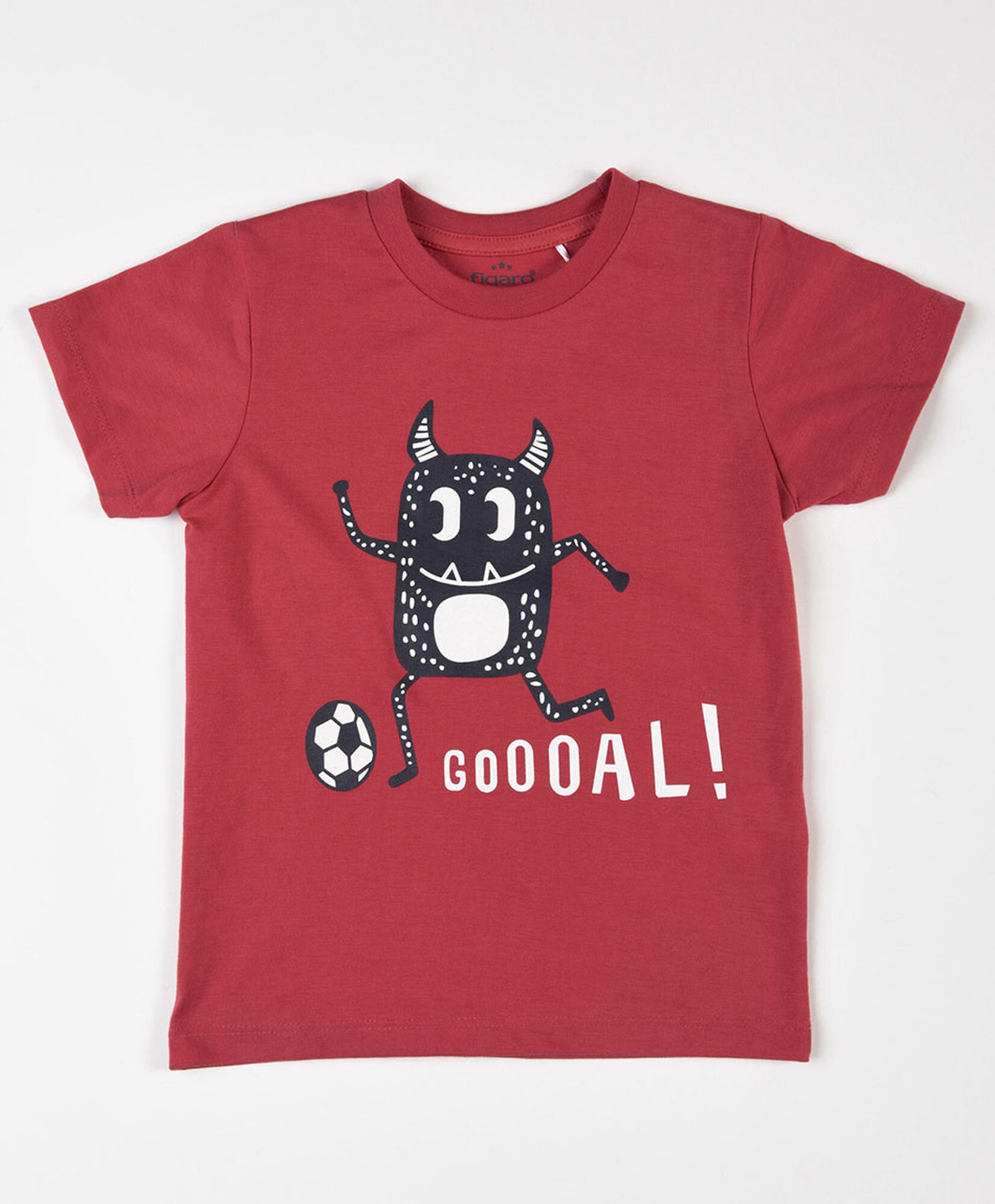 Polera bebé monstruo gol Polera bebé monstruo gol