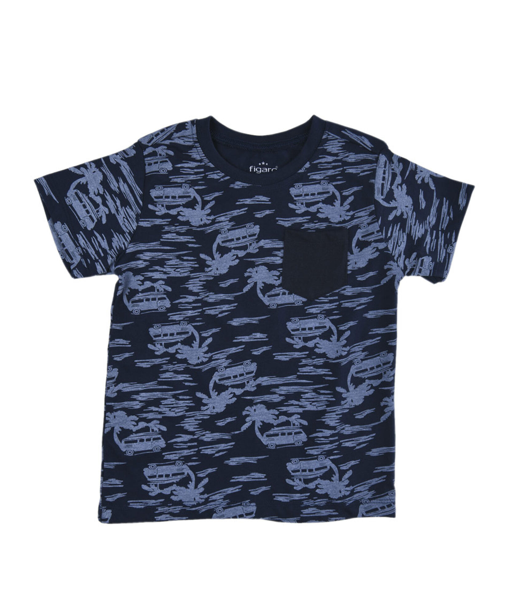 Polera bebé palmeras bolsillo Polera bebé palmeras bolsillo