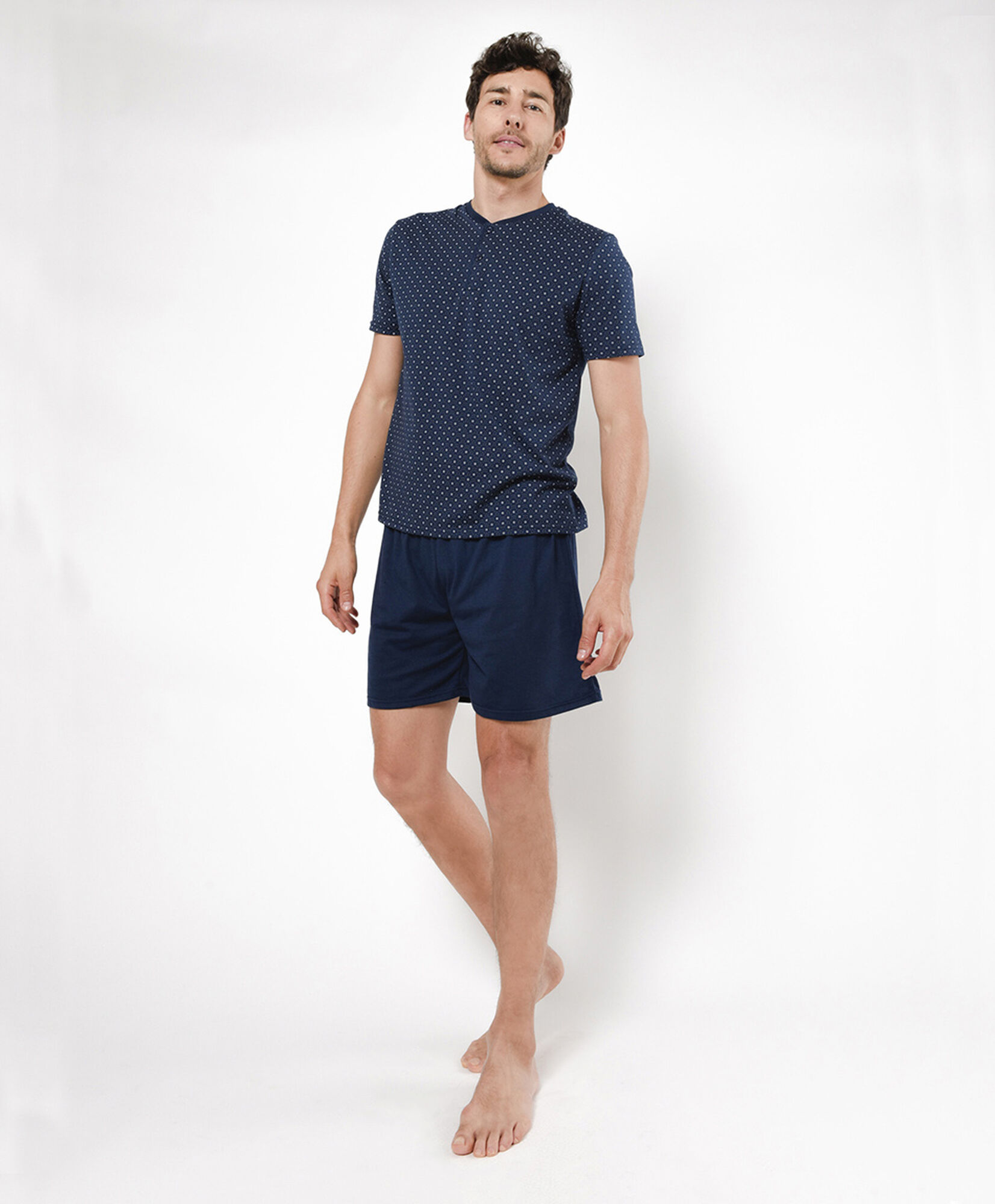 Pijama hombre puntos 2 piezas Pijama hombre puntos 2 piezas