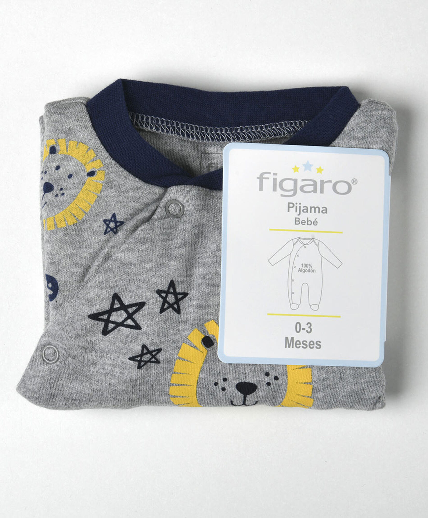 Pijama bebé estampado león Pijama bebé estampado león