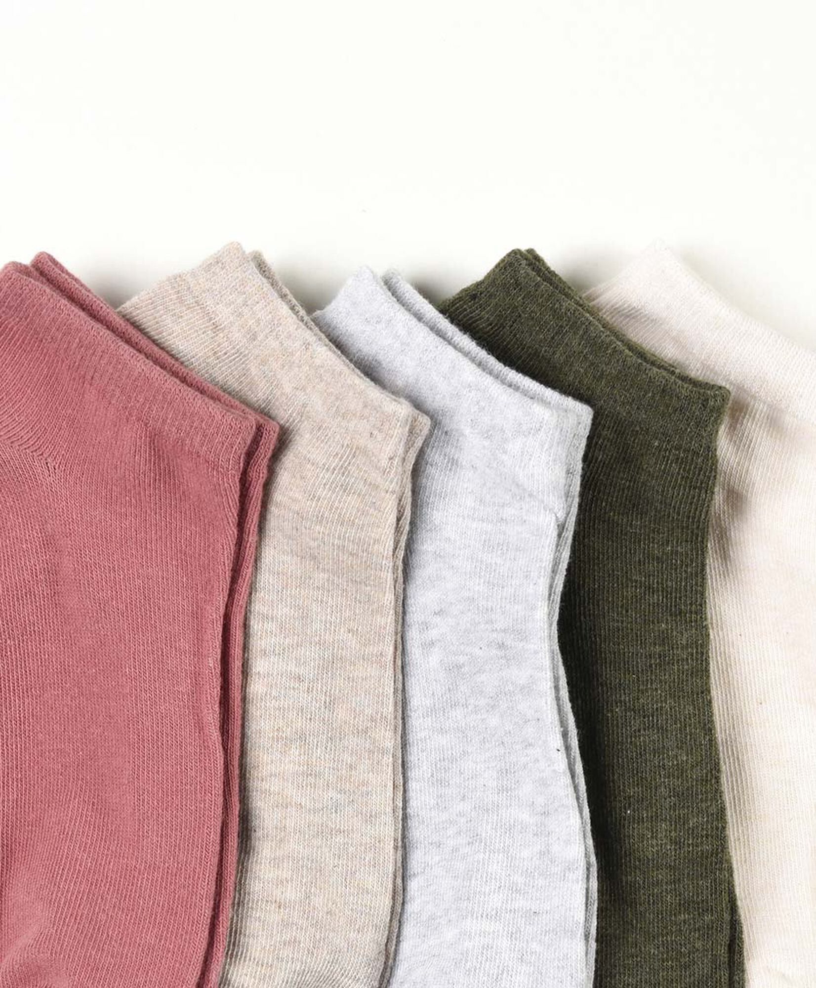 Pack 5 calcetines mujer cortos colores Pack 5 calcetines mujer cortos colores