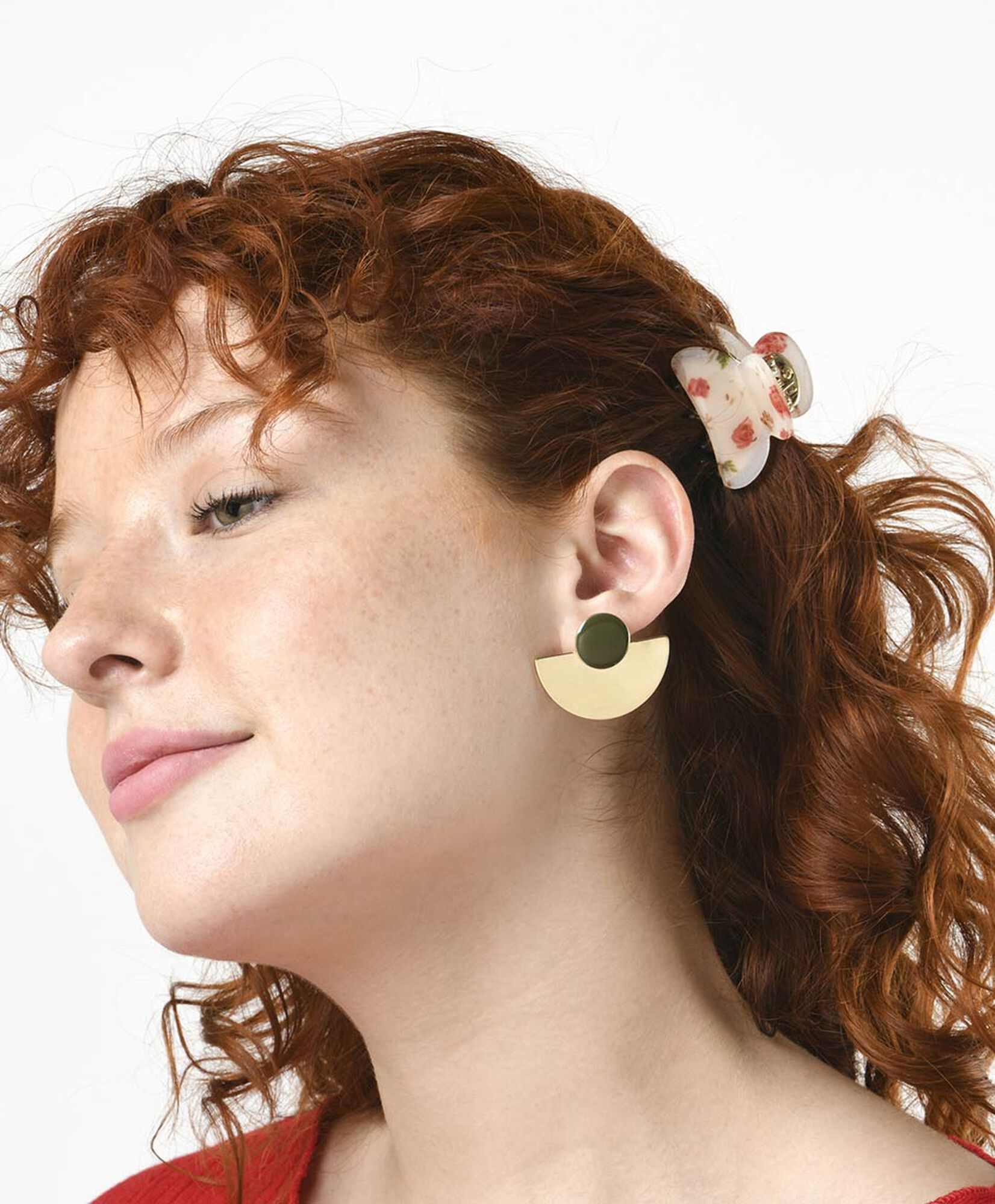 Aros mujer semi círculos Aros mujer semi círculos
