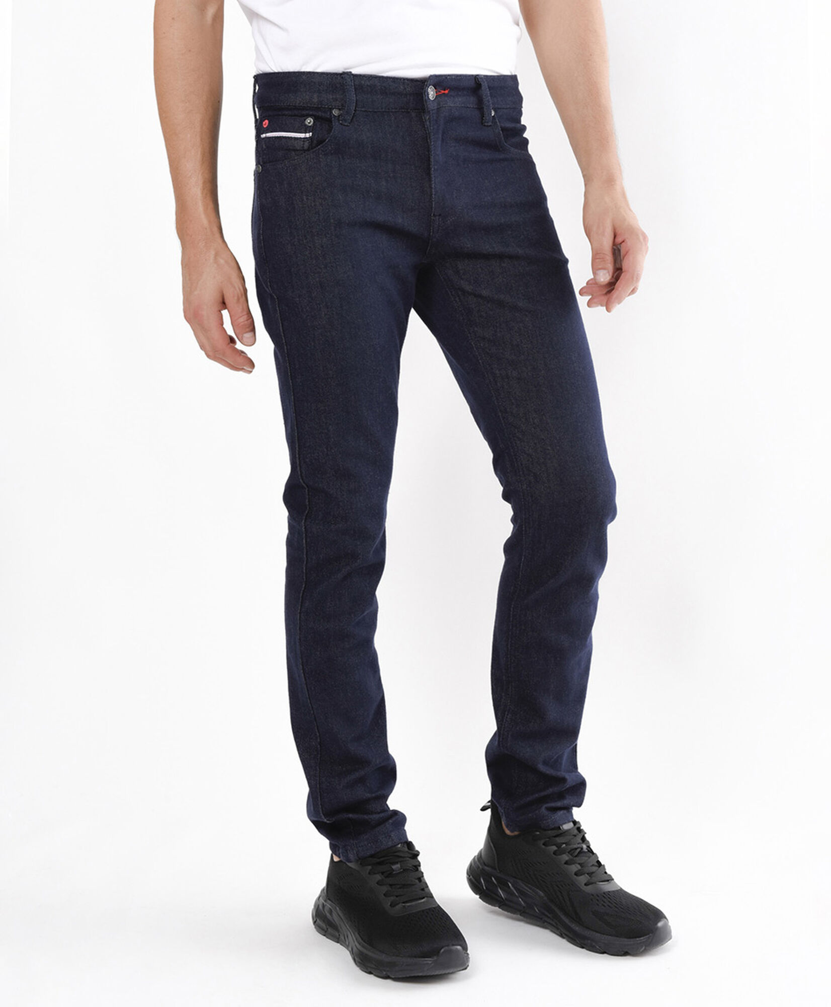 Jeans hombre jaspeado skinny fit Jeans hombre jaspeado skinny fit