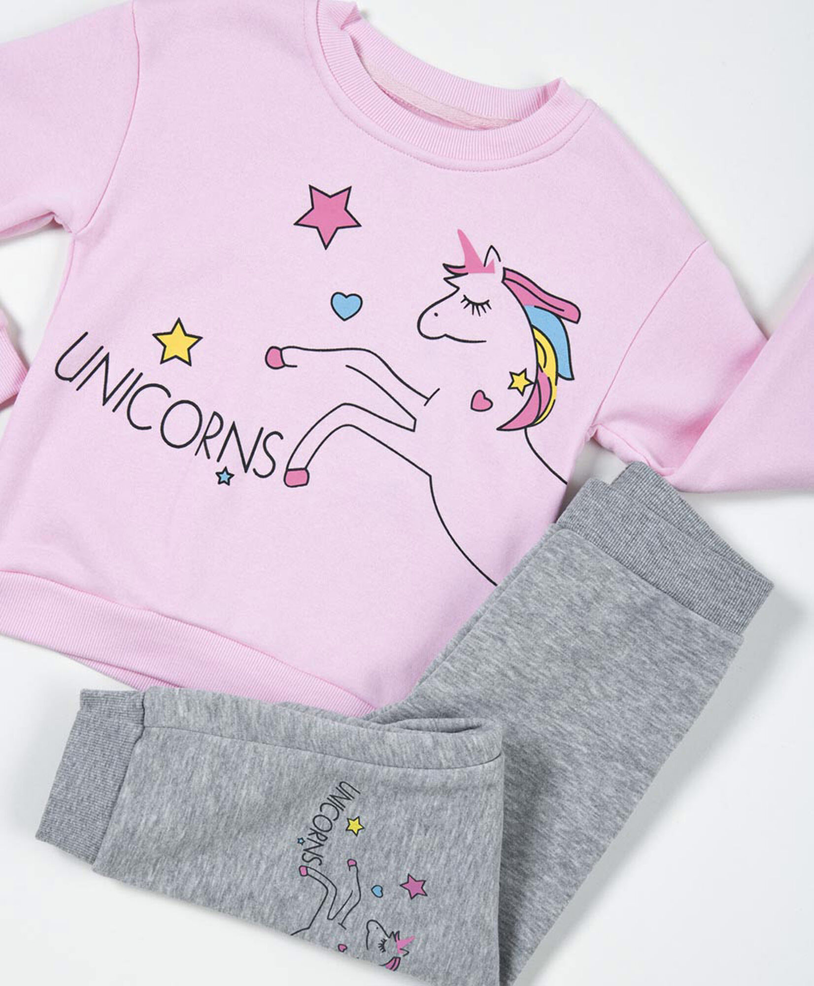 Set buzo bebé unicornio Set buzo bebé unicornio