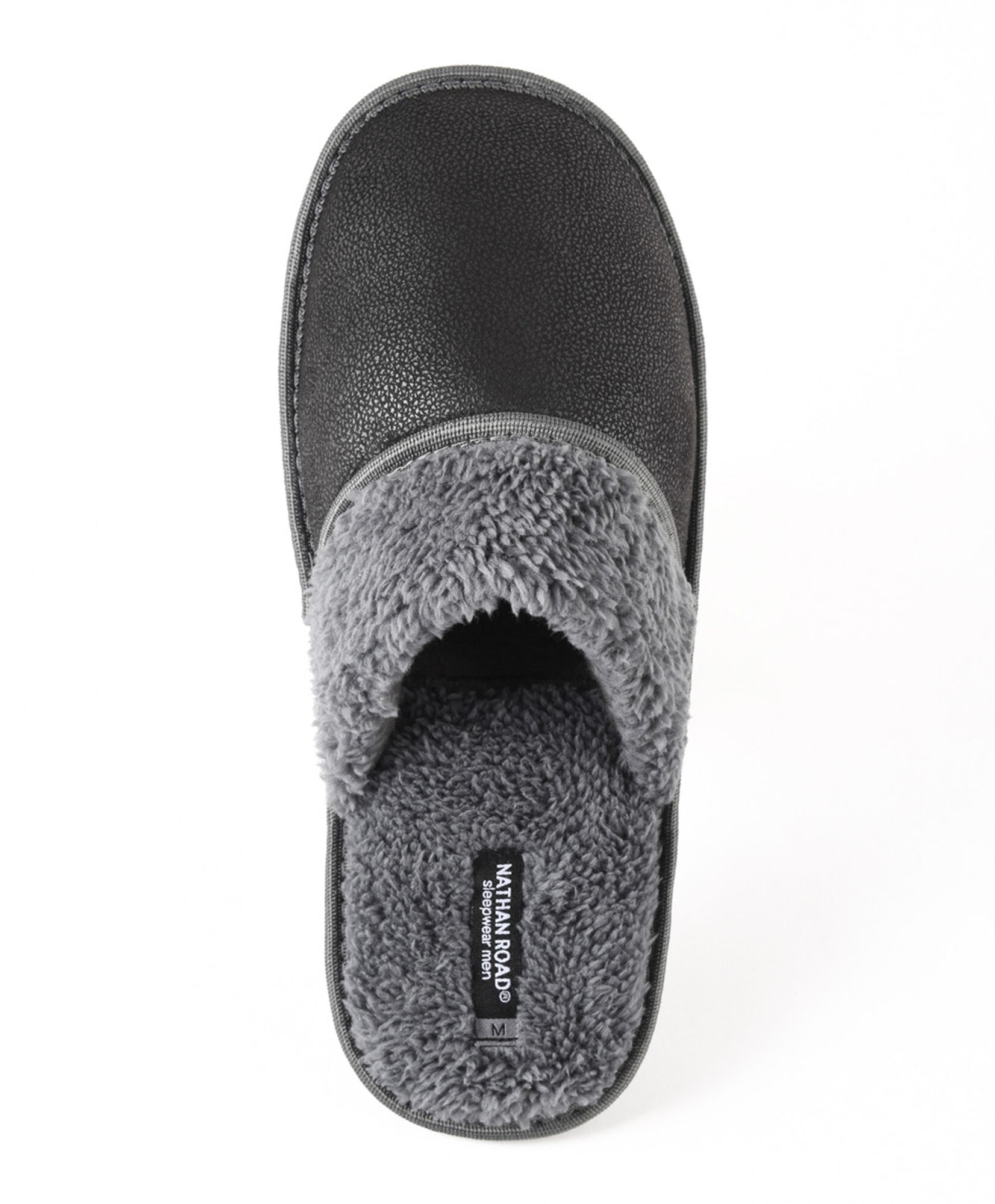 Pantufla hombre cuerina y chiporro Pantufla hombre cuerina y chiporro