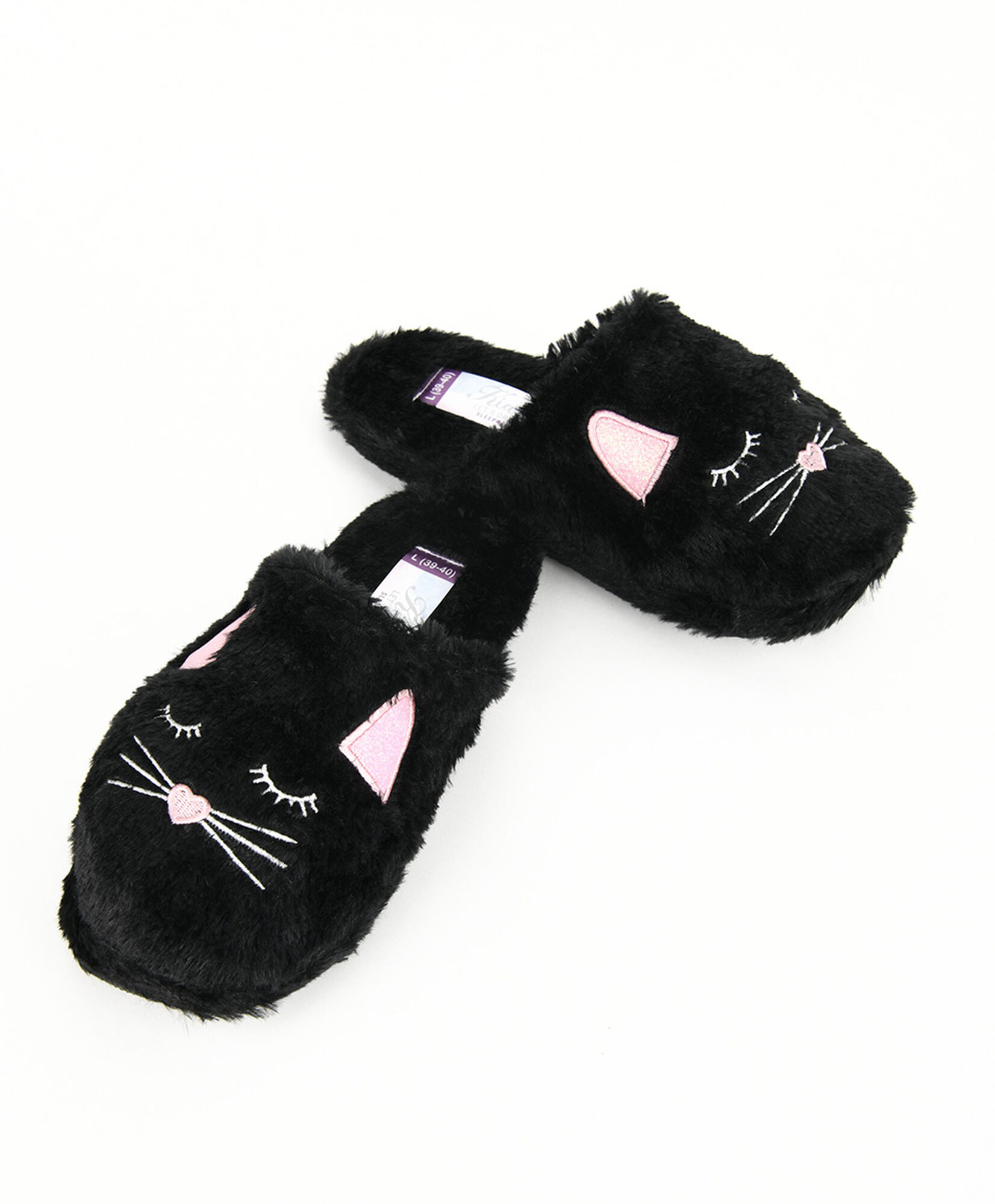 Pantufla mujer gatito pelitos Pantufla mujer gatito pelitos