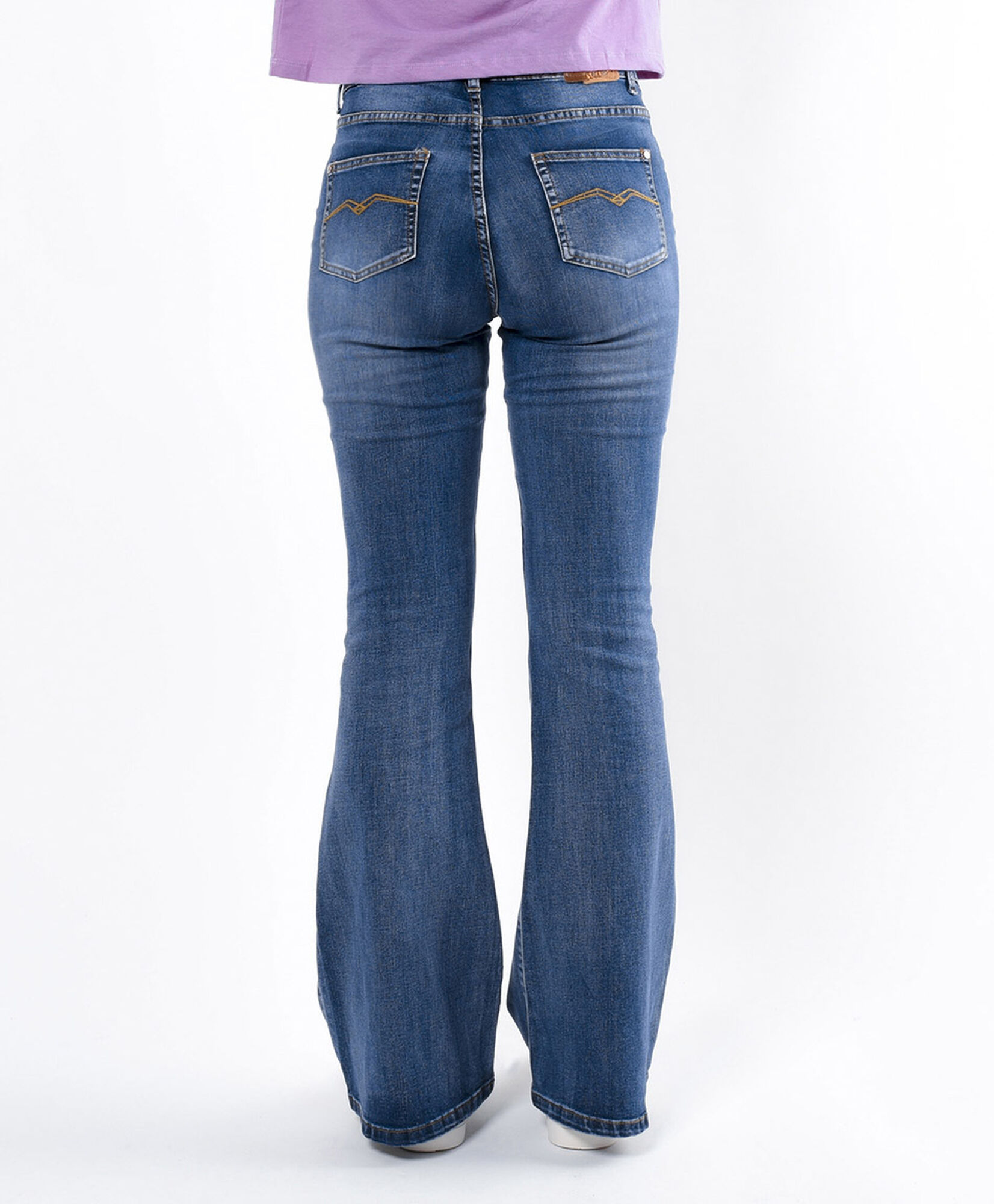 Jeans mujer desgastes flare Jeans mujer desgastes flare