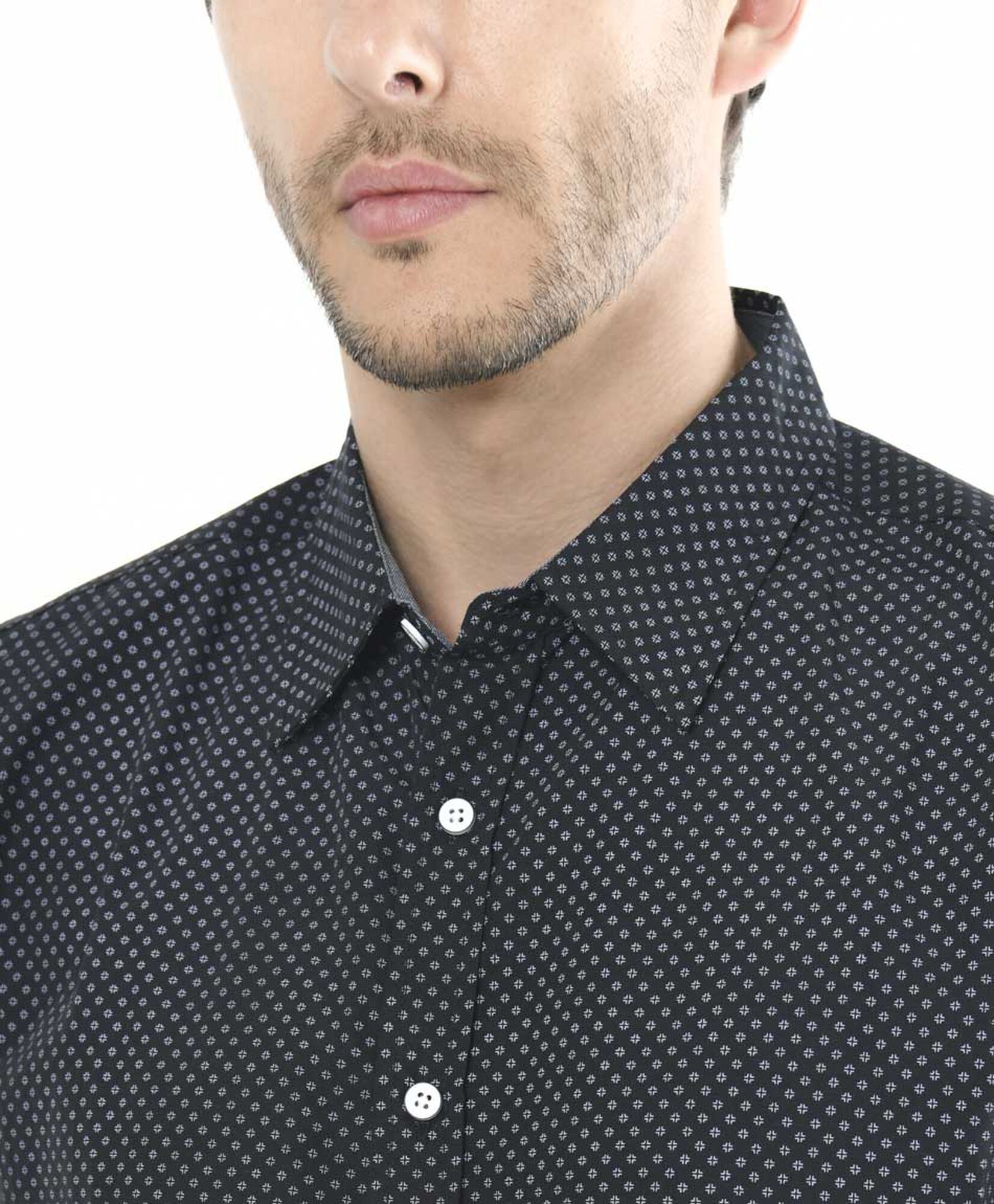 Camisa hombre mini puntitos Camisa hombre mini puntitos