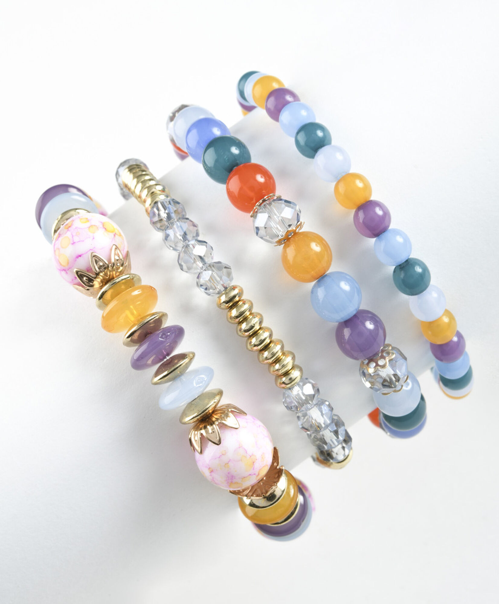 Set 4 pulseras mujer mostacillas Set 4 pulseras mujer mostacillas