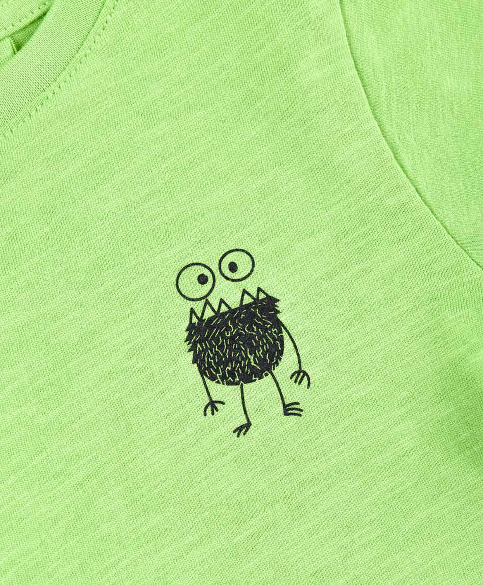 Polera bebé monstruo verde Polera bebé monstruo verde