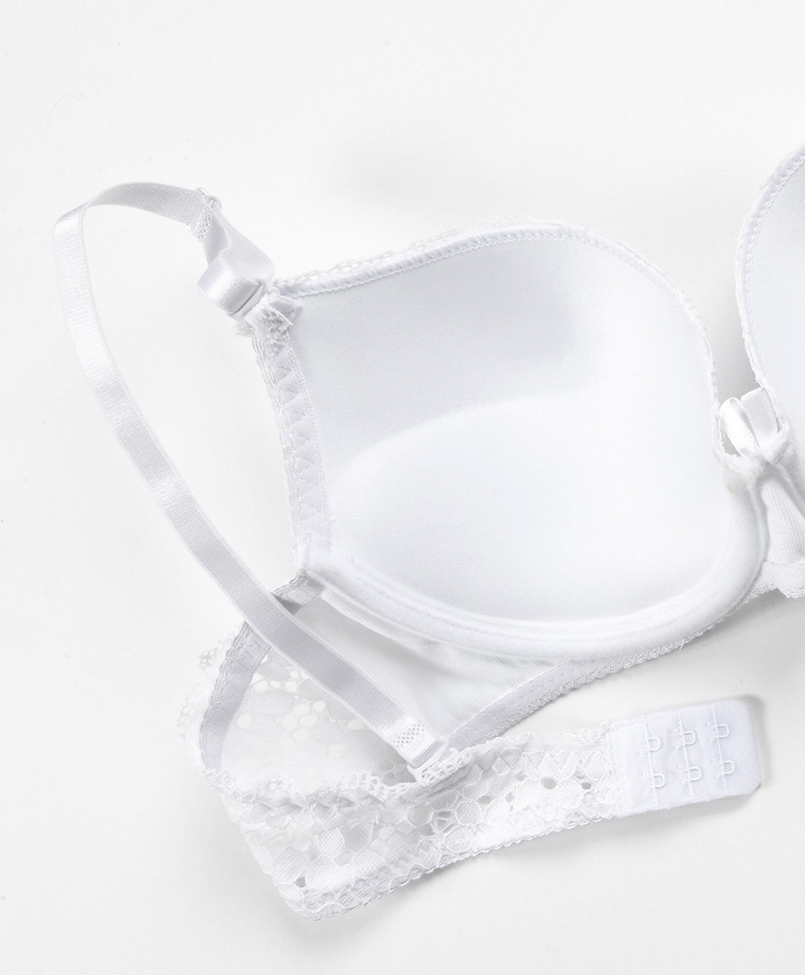 Sostén mujer florcitas push up escote en v Sostén mujer florcitas push up escote en v