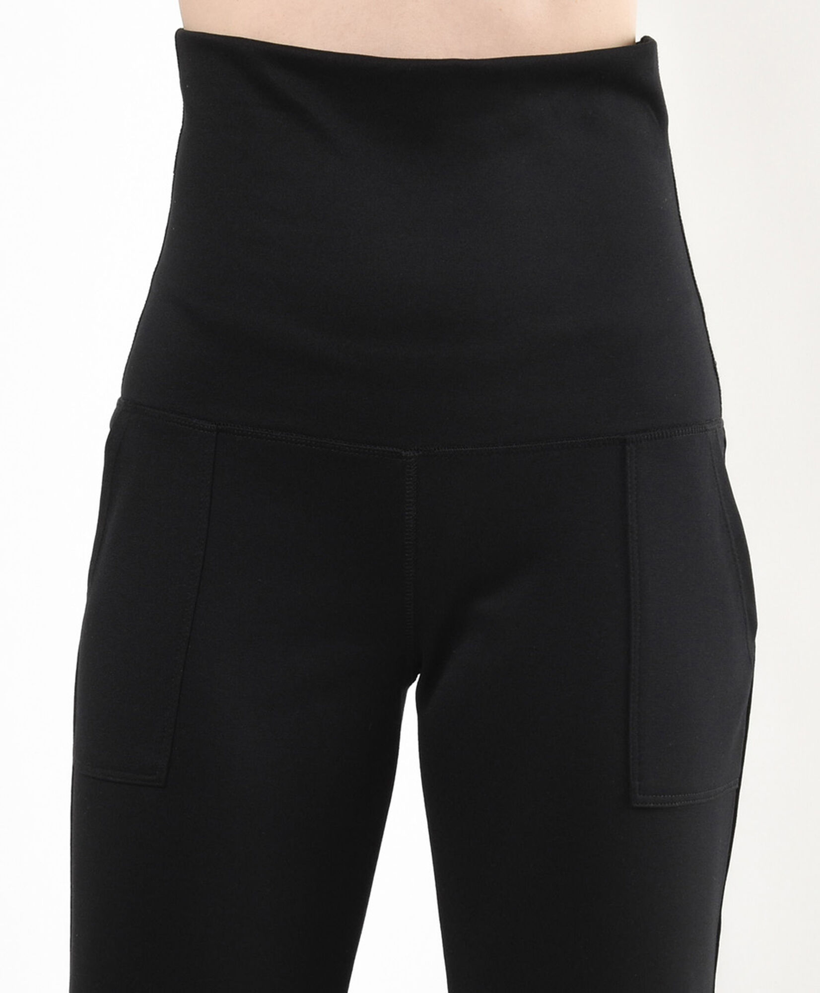 Pantalón mujer doble pretina flare Pantalón mujer doble pretina flare