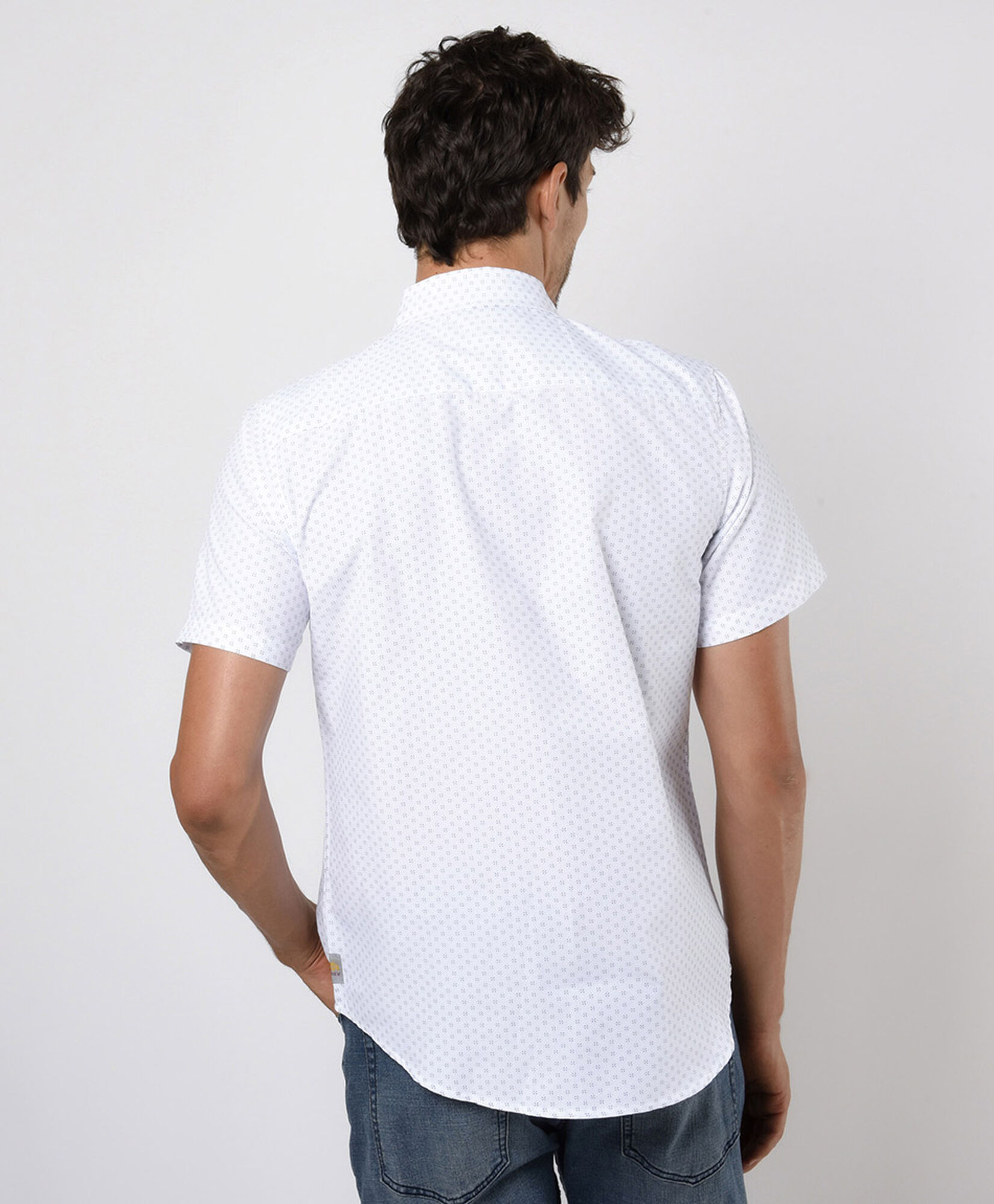 Camisa hombre mini estampado Camisa hombre mini estampado