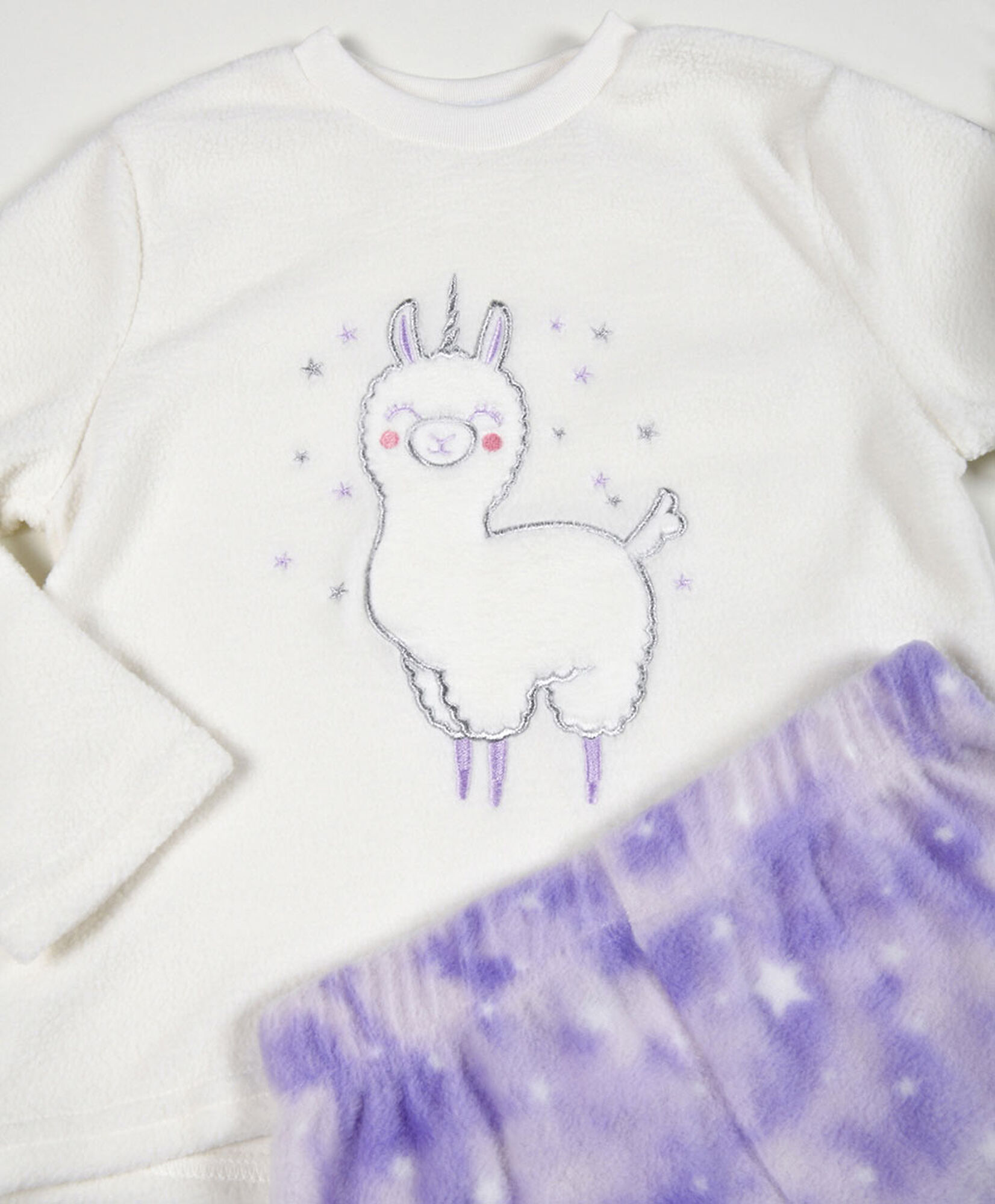 Pijama niña polar llama Pijama niña polar llama