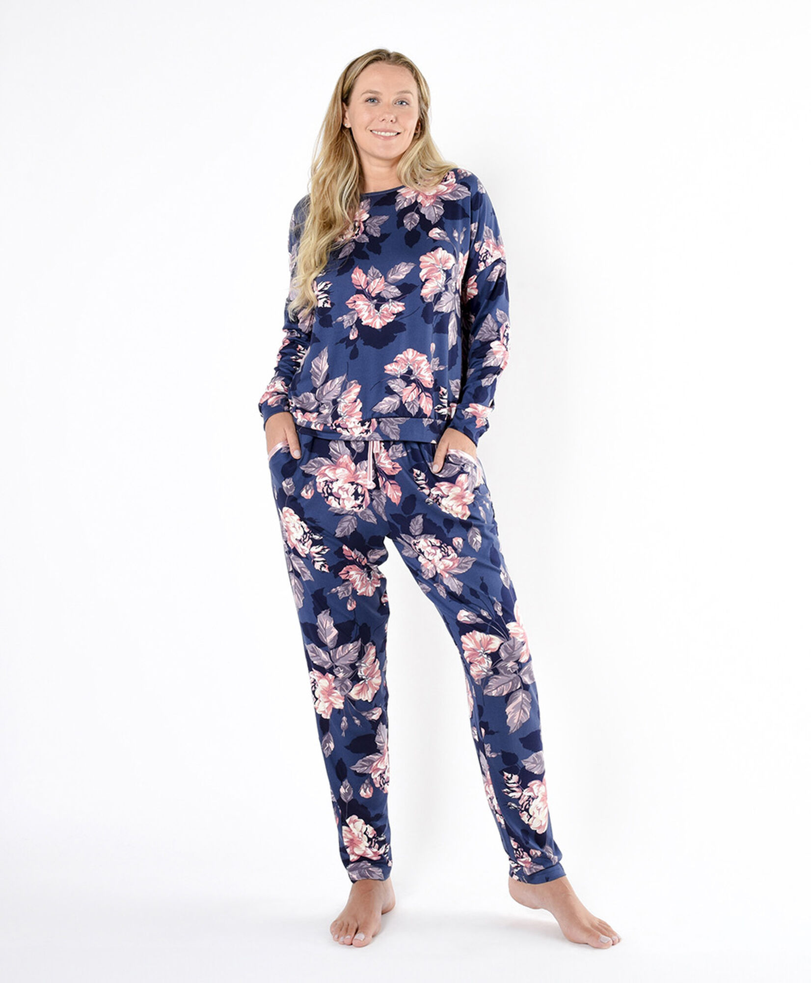 Pijama mujer floreado 2 piezas Pijama mujer floreado 2 piezas