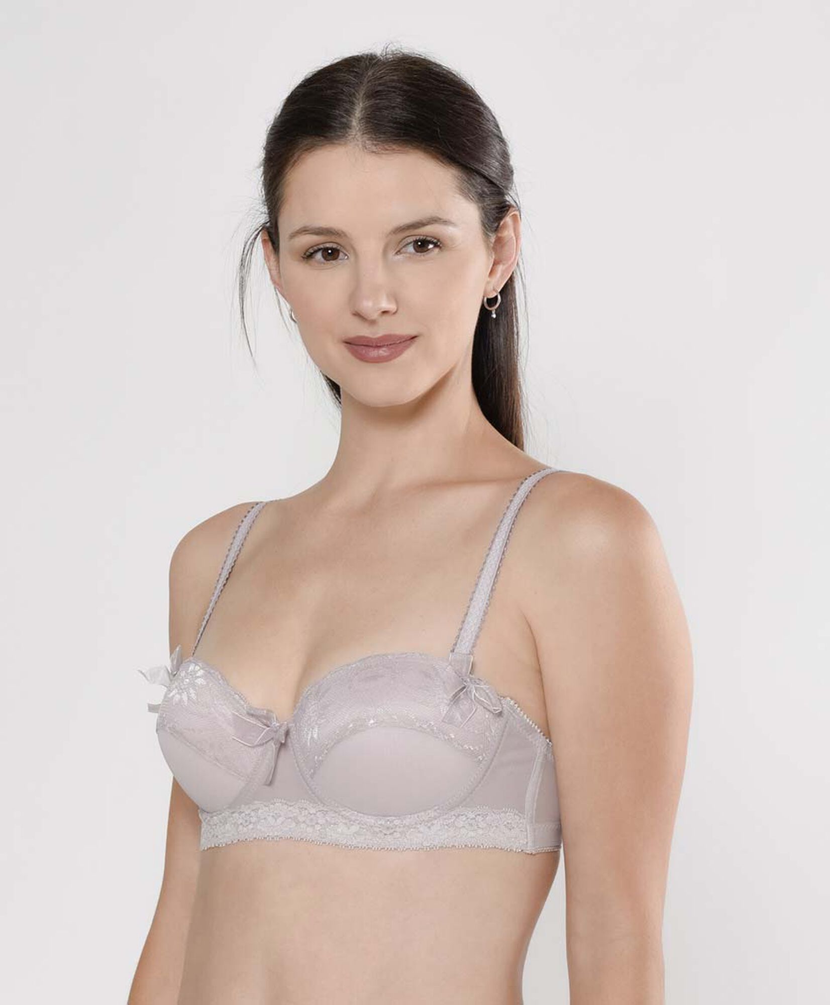 Sostén mujer encaje mesh strapless Sostén mujer encaje mesh strapless