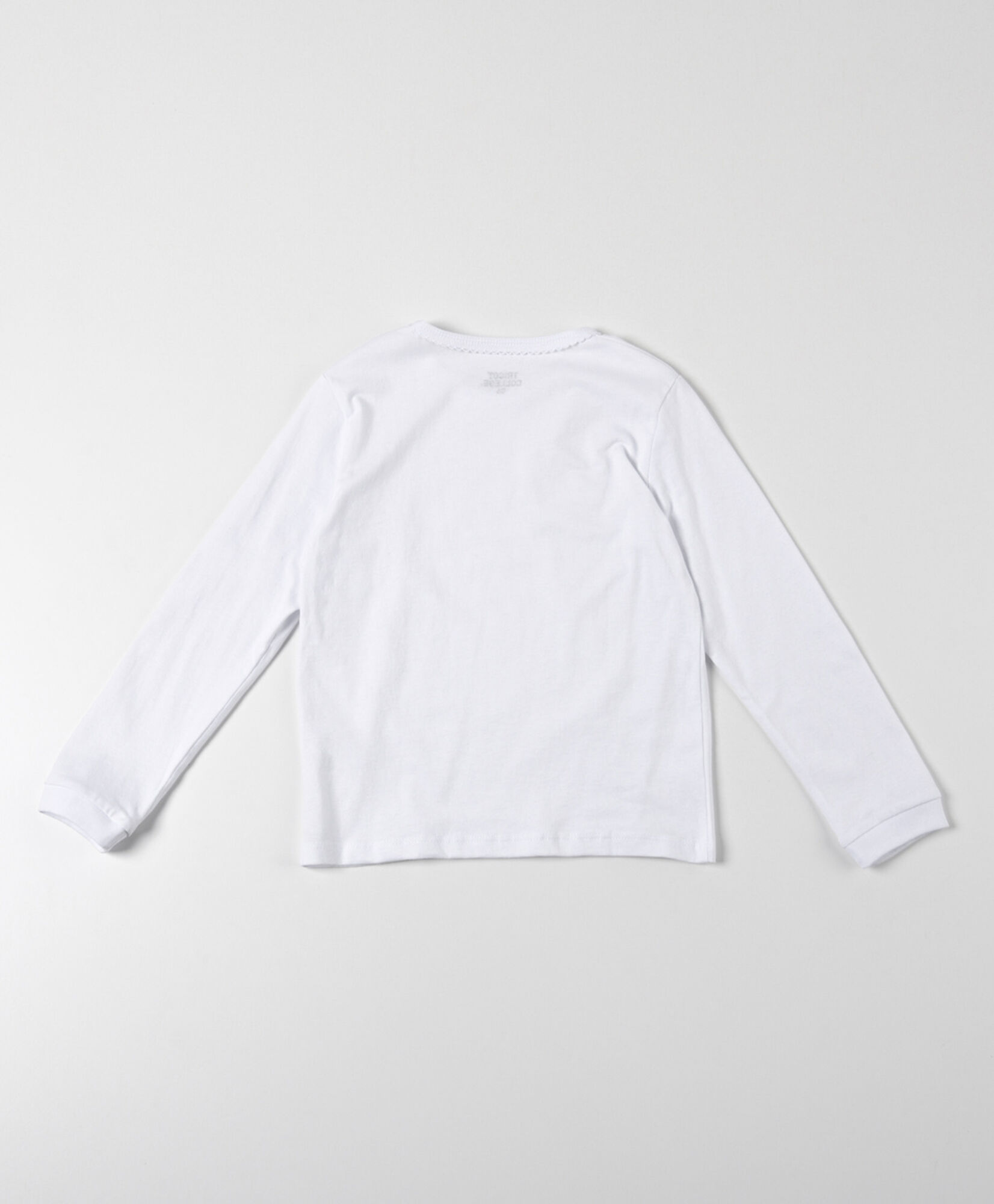 Camiseta escolar blanca cinta Camiseta escolar blanca cinta