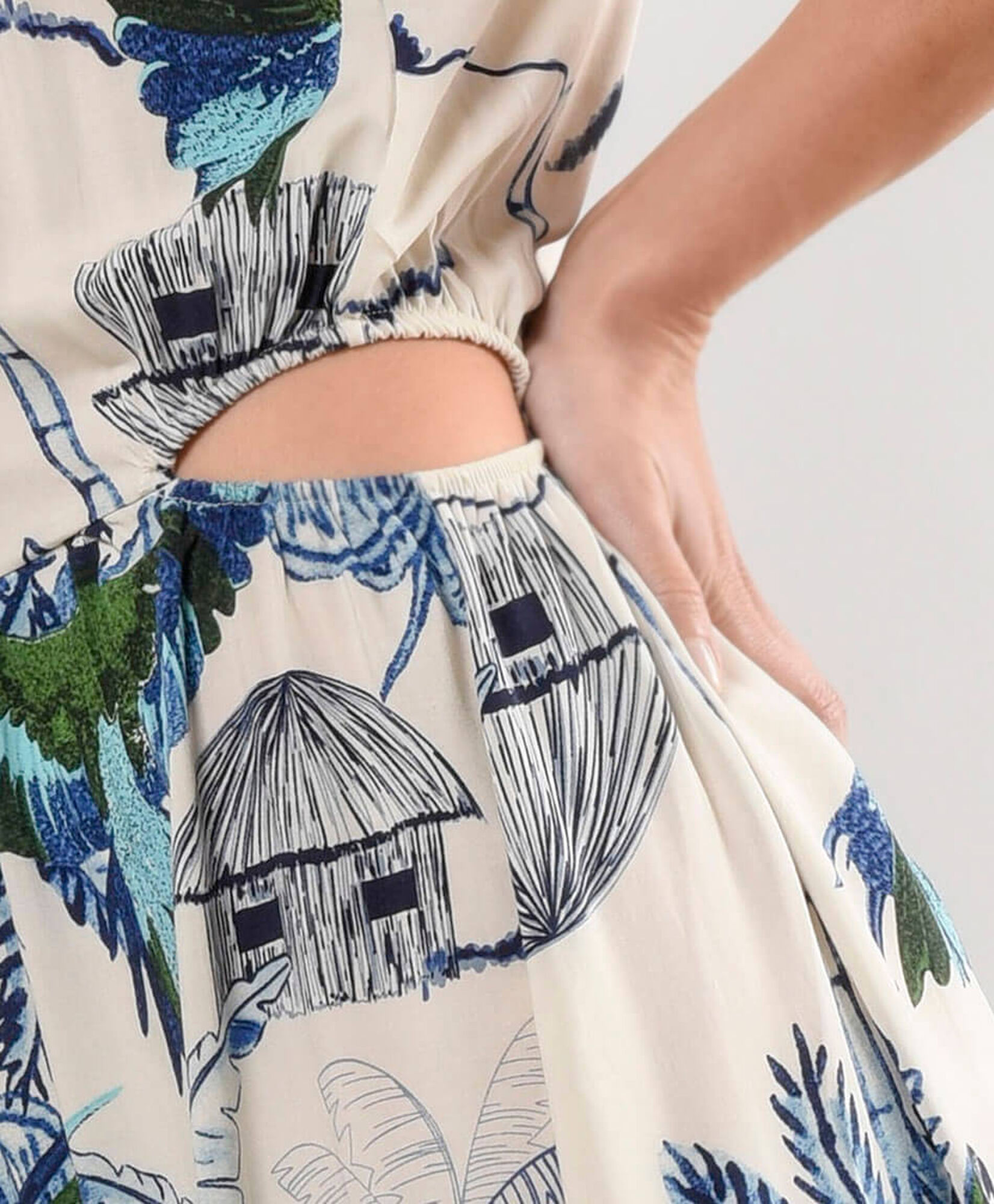 Vestido mujer estampado aves Vestido mujer estampado aves