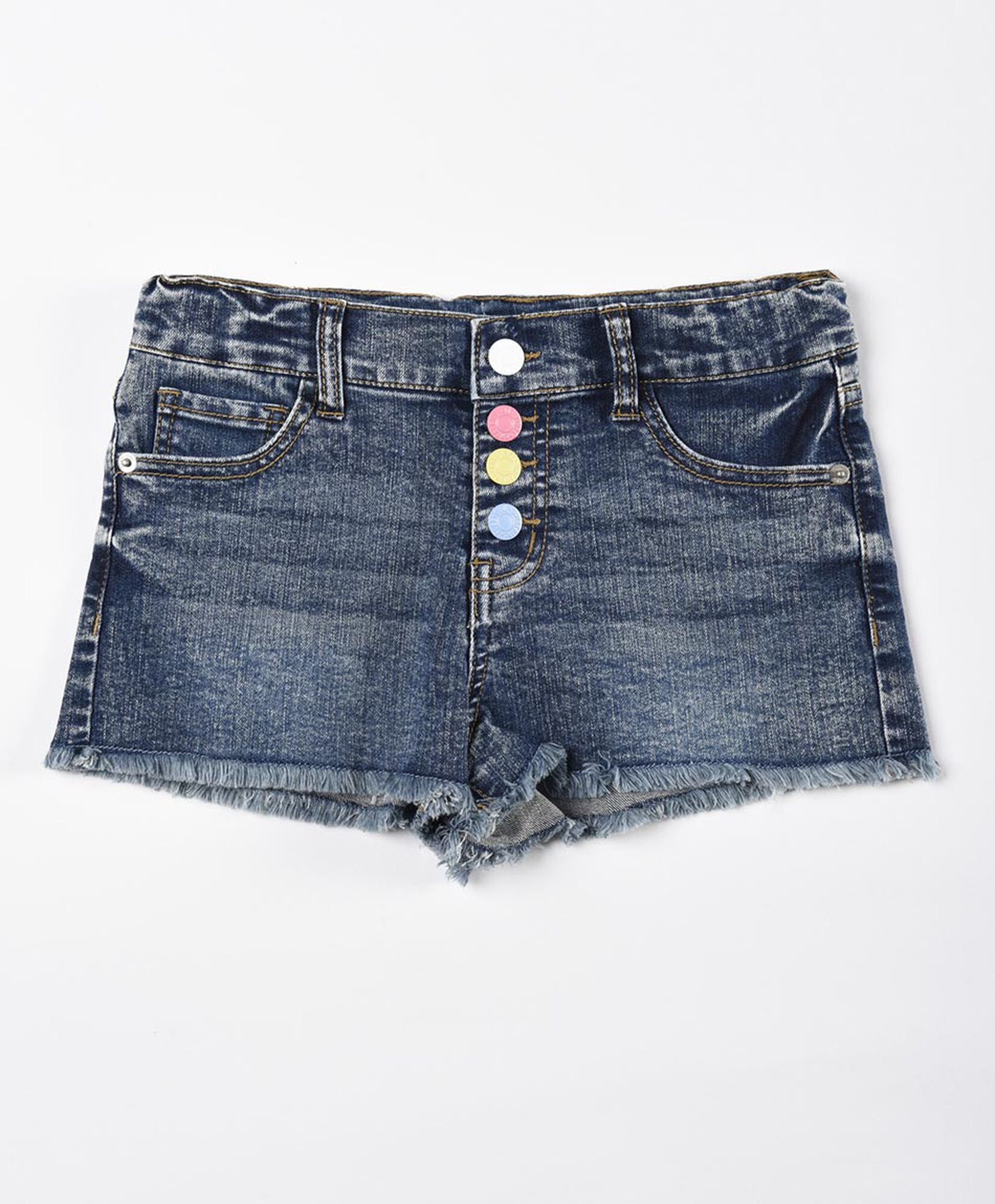 Short niña denim desflecado Short niña denim desflecado