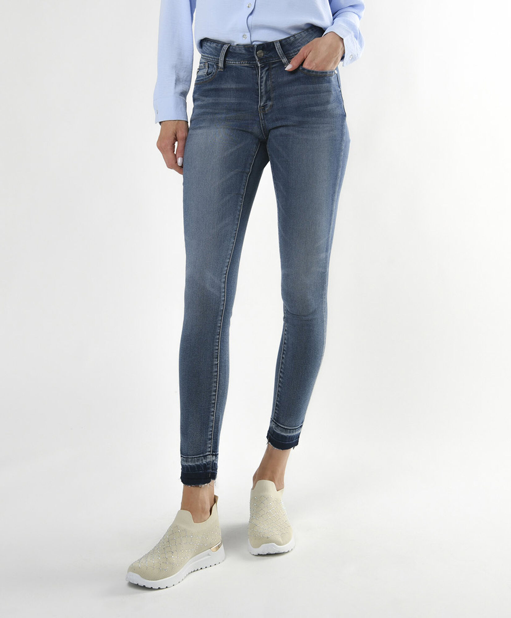 Jeans mujer desgastado skinny fit Jeans mujer desgastado skinny fit