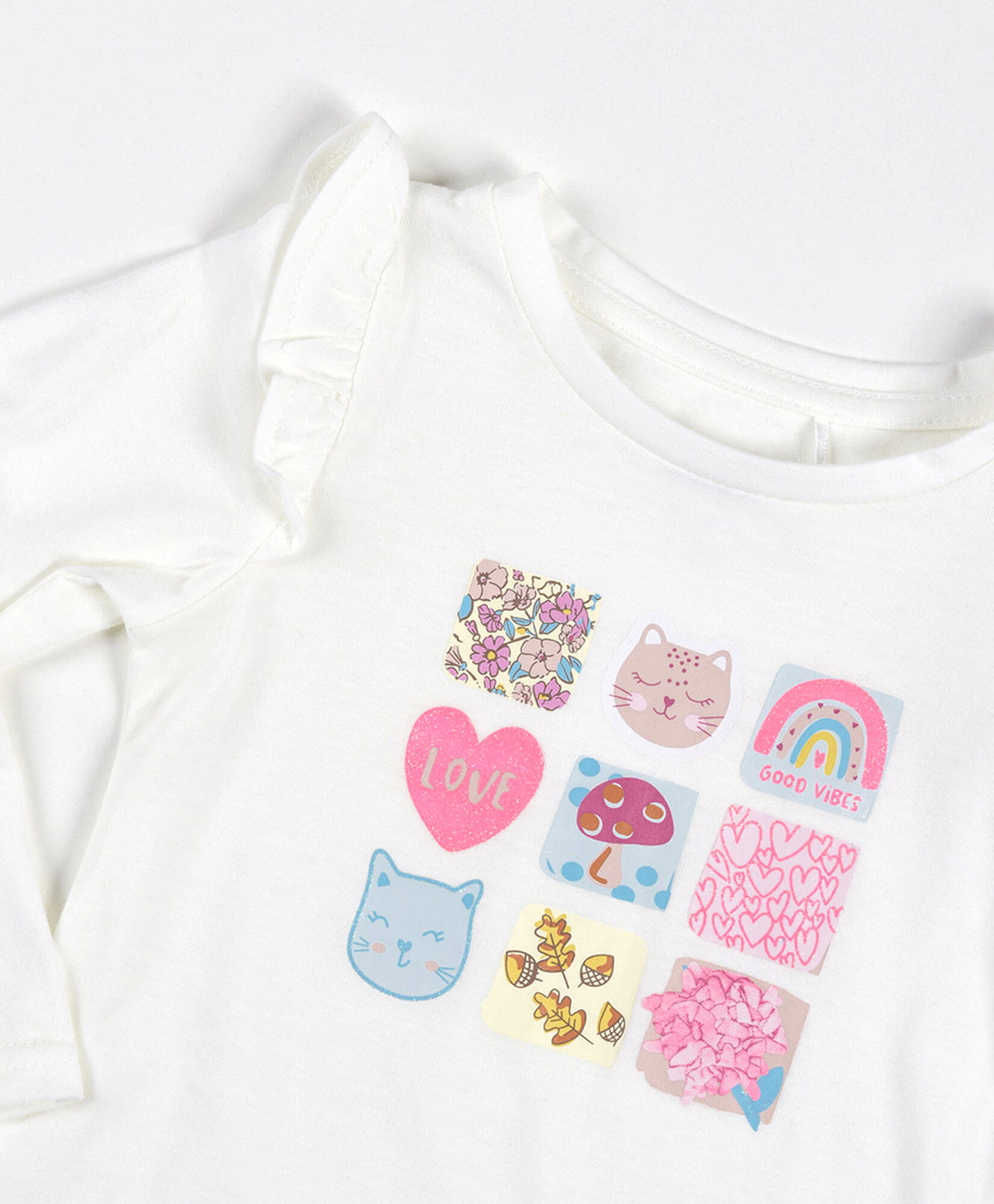 Polera bebé gatos y vuelos Polera bebé gatos y vuelos