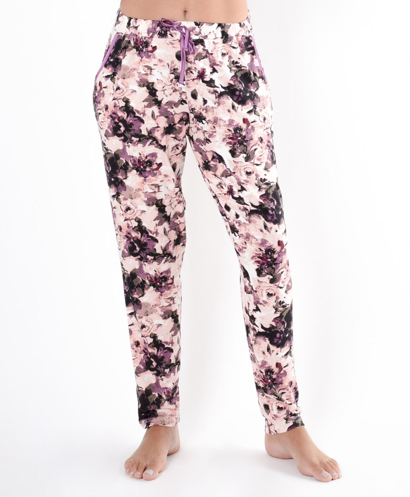 Pijama mujer diseño floreado rosado Pijama mujer diseño floreado rosado