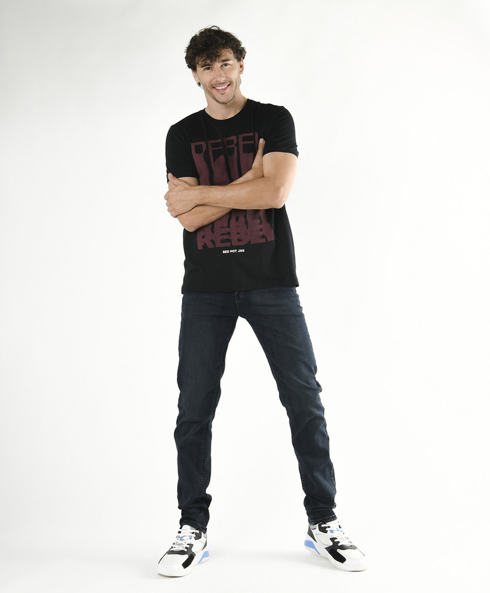 Jeans hombre desgastado skinny fit Jeans hombre desgastado skinny fit