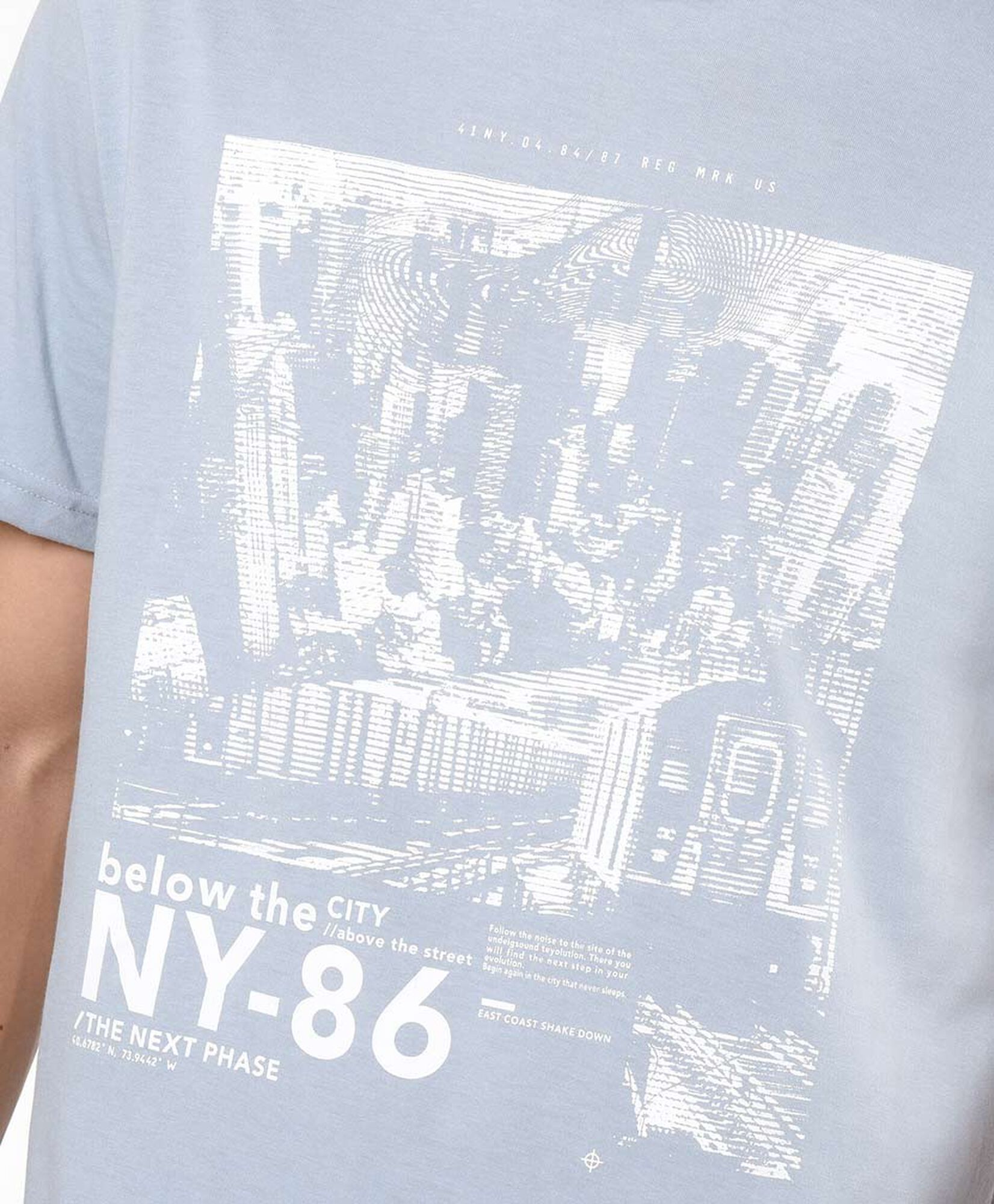 Polera deportiva hombre estampado new york Polera deportiva hombre estampado new york