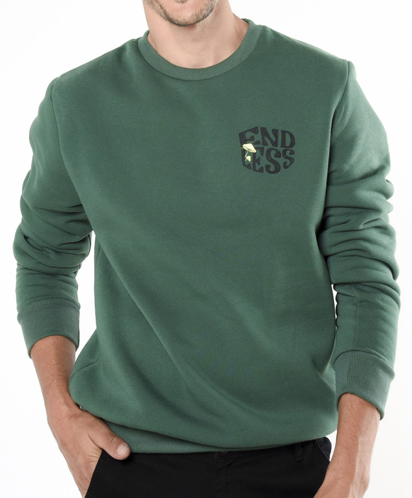 Polerón hombre doble estampado Polerón hombre doble estampado